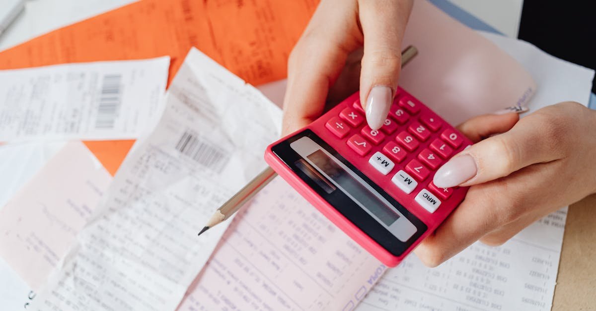 Calculating sales tax on a receipt with a calculator