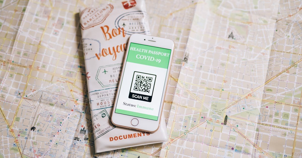 Customer scanning a QR code with a smartphone in a shop